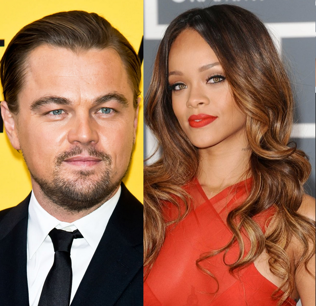 Leonardo DiCaprio e Rihanna trocam beijos em festa