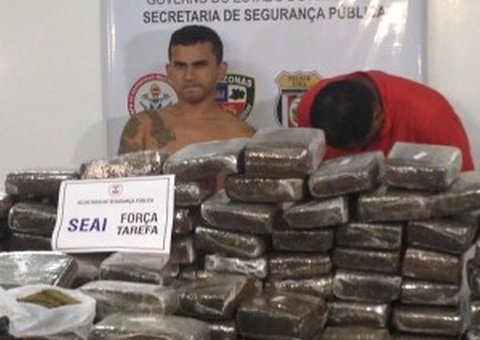 Mais de 350 kg de drogas são apreendidos em seis meses