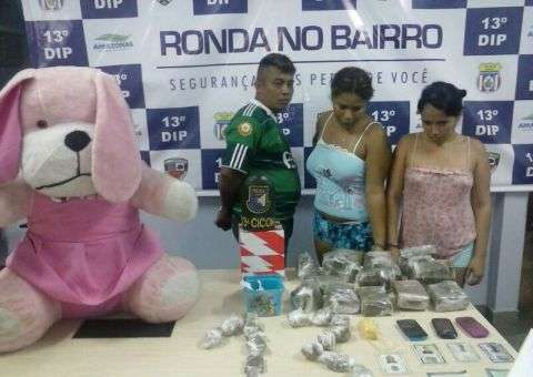 Ursinho era usado como esconderijo de maconha