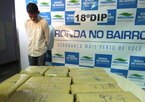 Homem desembarca no Aeroporto de Manaus com 12 quilos de maconha 
