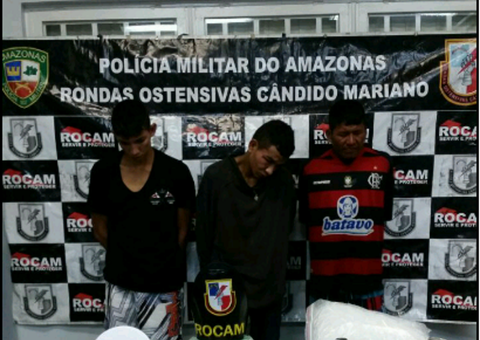 Quadrilha é presa com armas e mais de 1kg de cocaína no Japiim
