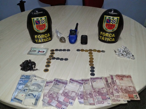 Força Tática prende homem por tráfico de entorpecentes 