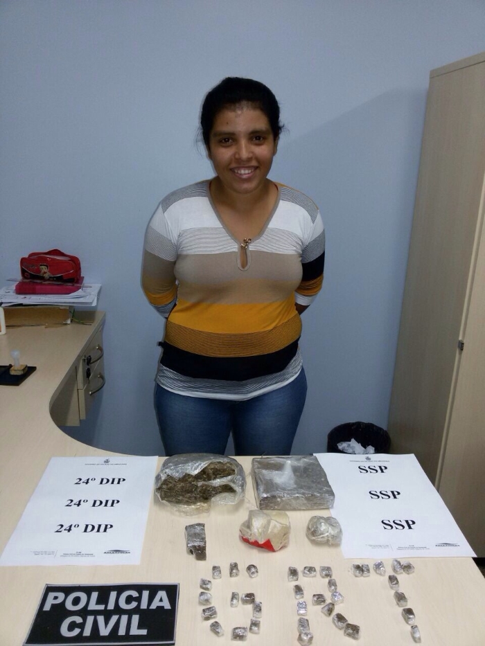 Mulher cai na malha fina da Operação Volta Segura com 2 kg de maconha