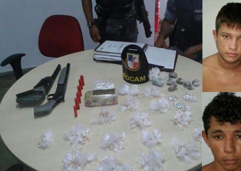 Mais três  homens são presos  por  tráfico de drogas em Manaus