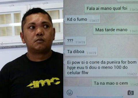 Traficante ameaçava moradores do Japiim e negociava drogas no WhatsApp