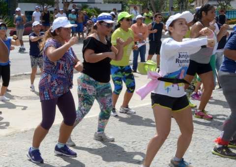 Dia Mundial da Saúde e da Atividade Física‏ é divulgado na Ponta Negra