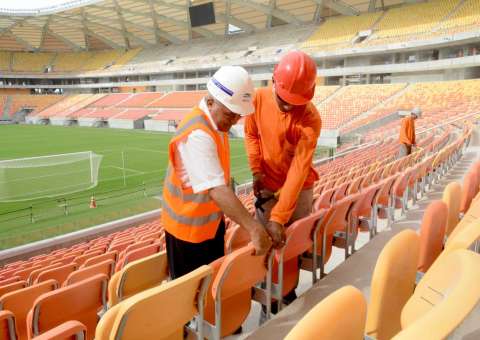 Governo do Amazonas intensifica fiscalização às obras dos estádios da Copa do Mundo