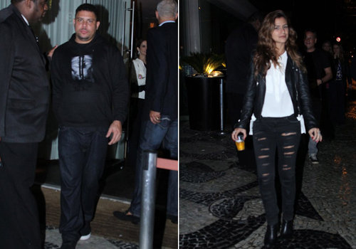 Após boatos de separação, Ronaldo e Paula Morais vão à festa