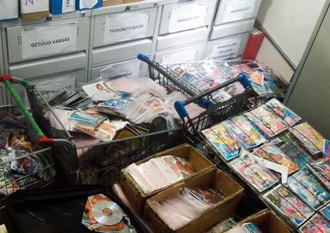 Prefeitura apreende mais de 10 mil DVDs e  CDs pirateados