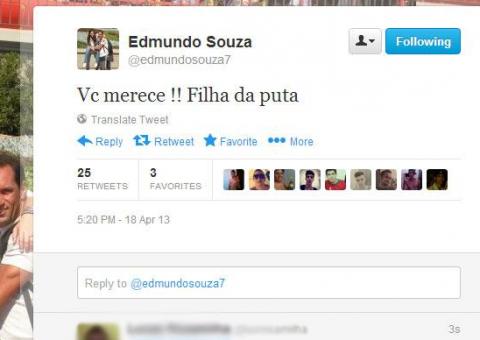 Edmundo comenta agressão em campo: "Você merece, FDP!!"