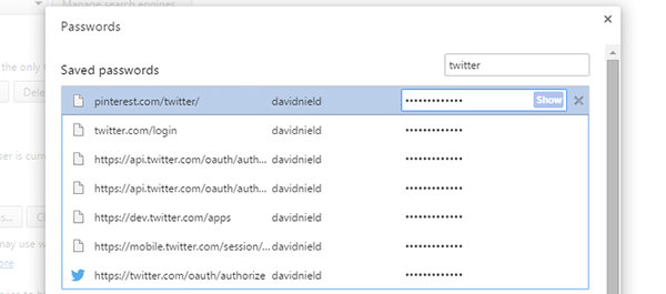 Como encontrar senhas perdidas escondidas no seu navegador