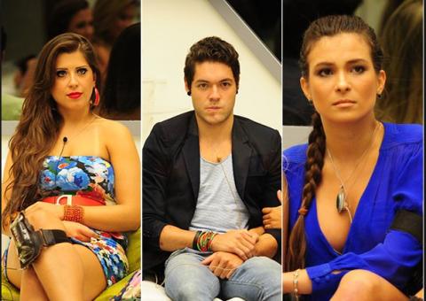 Andressa, Nasser e Kamilla estão no paredão
