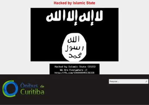Estado Islâmico invade site 'Ônibus de Curitiba' e deixa recado