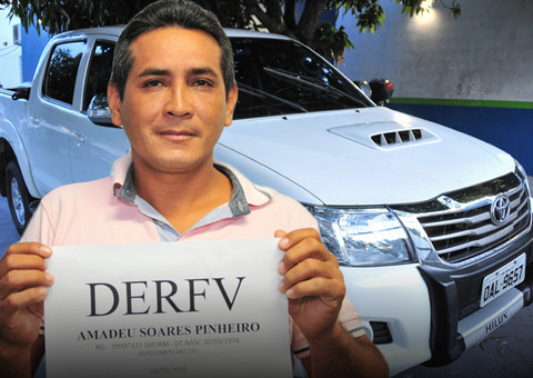 Estelionatário é preso na hora que sacava pagamento de carro roubado em Manaus