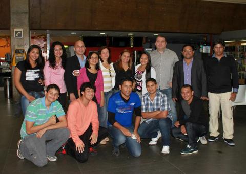 Estudantes visitam o Instituto Nacional de Pesquisas Espaciais em São Paulo