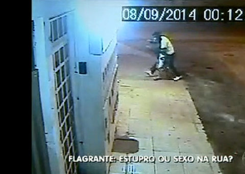 Flagrante de estupro por câmeras de segurança no DF