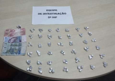 Maconha prensada apreendida no São Raimundo