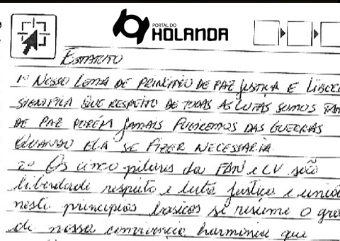 Polícia encontra Estatuto da Família do Norte
