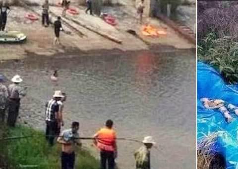 Garota cai em represa e sete pessoas da família morrem tentando salvá-la