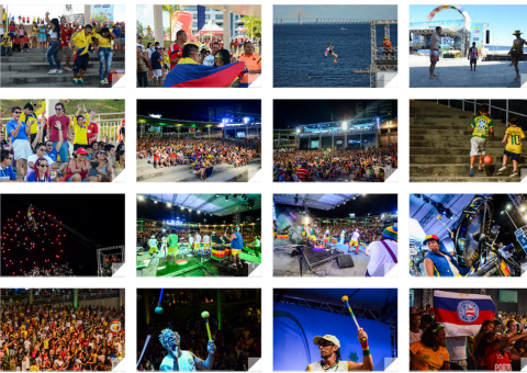 Fan Fest Fifa é sucesso de público em Manaus