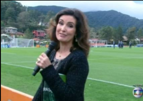 Fátima Bernardes se enrola em entrevista