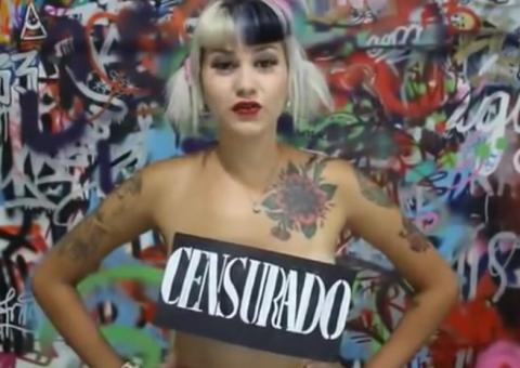  Ex-ativista do Femen se inscreve para o BBB, faz topless e diz que já foi prostituta 
