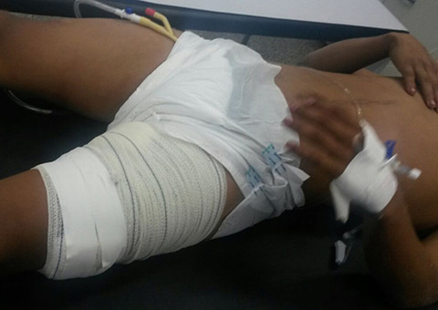 Tentativa de assalto termina com dois feridos