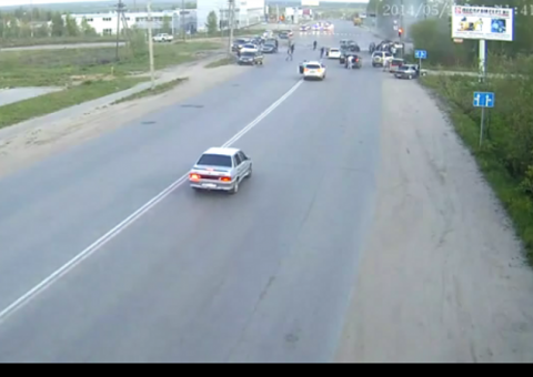 Colisão de carros “estilo Hollywood”