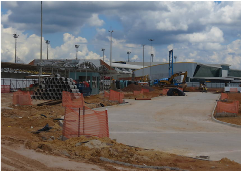 A dez dias do início da Copa, aeroportos estão inacabados