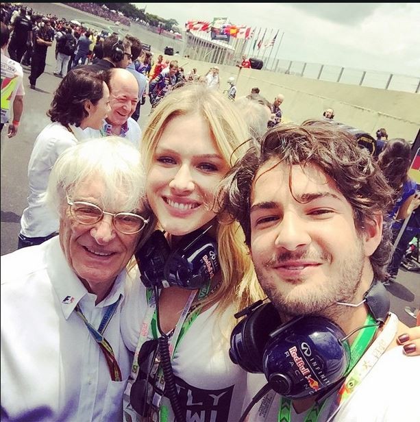Assumidíssimos, Fiorella Mattheis e Alexandre Pato vão juntos a GP de Fórmula 1