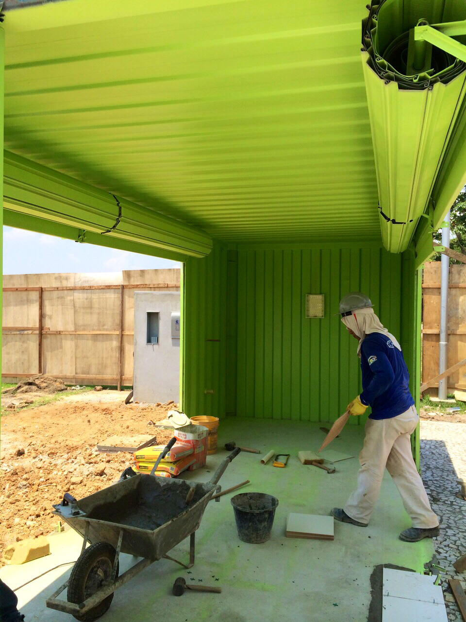 Novos quiosques da Ponta Negra já estão em construção