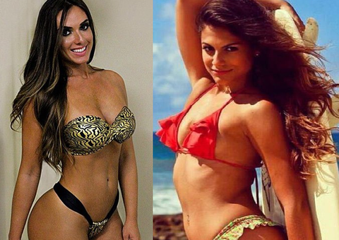 Barraco: Nicole Bahls e Mari Gonzalez batem boca no programa 'Pânico'