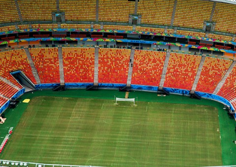Arena da Amazônia: chuvas danificaram gramado e jogos estão comprometidos