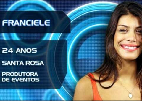 A sister Franciele é uma mistura de Cicarelli e Valdirene 