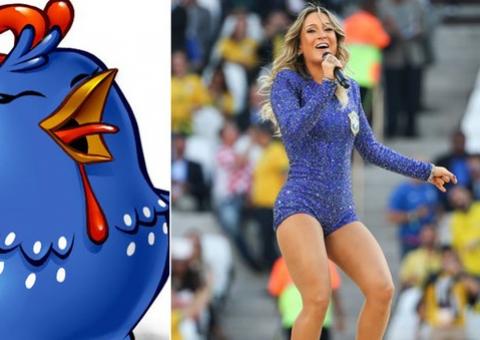 Claudia Leitte fez cosplay de Galinha Pintadinha