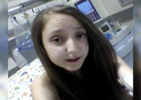 Menina posta vídeo no Facebook pedindo que presidente a "deixe dormir para sempre"