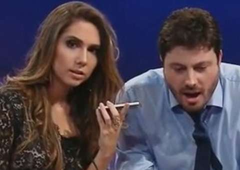 Renato Gaúcho se irrita com filha após brincadeira de Gentilli "Vou quebrar seus dentes"