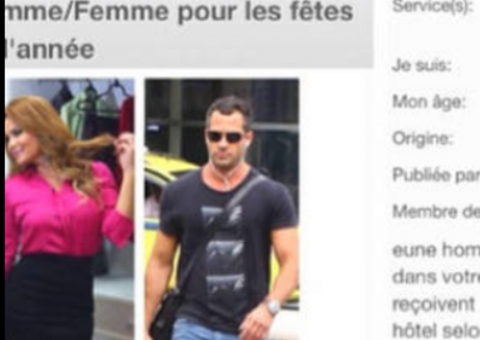 Geisy Arruda e Malvino Salvador estampados em site de encontros eróticos francês