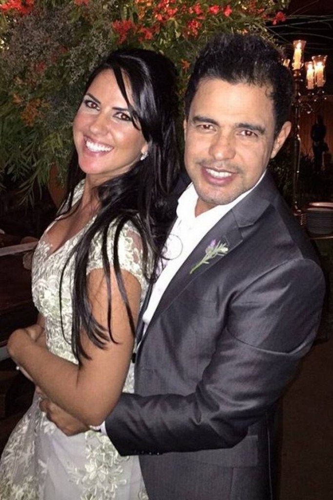 Namorada de Zezé é criticada ao ir praticamente vestida de 'noiva' a casamento 