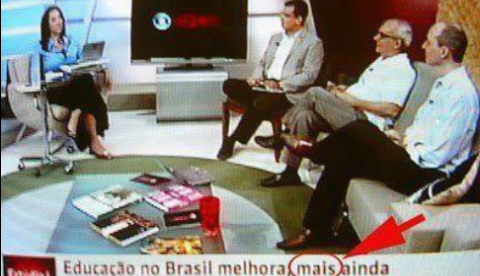 Erro grave de português faz Globo News virar chacota na internet