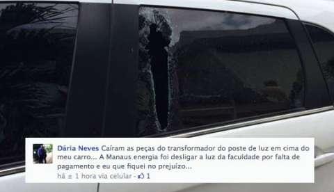 UFAM não paga a conta e tem energia elétrica cortada. Professora quase é presa
