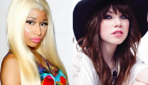 Carly Rae Jepsen grava remix com Nicki Minaj