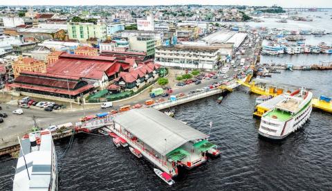 Vazante do rio Negro já baixou 22 centímetros em Manaus