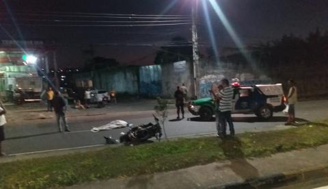Com sinais de embriaguez, motociclista atropela e mata idosa em Manaus