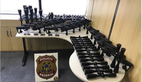 PF deflagra operação contra o tráfico internacional de armas em 8 estados