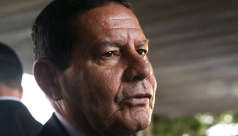 Vice-presidente Mourão diz ser contra a reeleição e fala em 'alternância no poder'