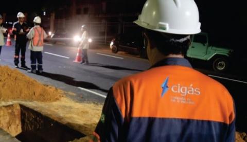 Cigás informa fim de obras na rua Pará em Manaus 