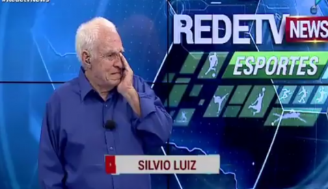 Silvio Luiz perde fala ao vivo e chora morte do amigo Mário Sérgio