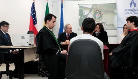 Órgãos ampliam audiências de custódia para presos em flagrante em Manaus 