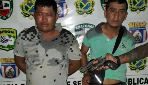 Peruano e brasileiro são presos em perseguição após realizar roubo no Amazonas